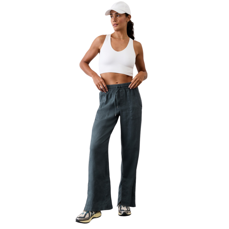 Retreat Linen High Rise Wide Leg Pant-My Comfy PantRetreat Linen High Rise Wide Leg Pant - Image 2