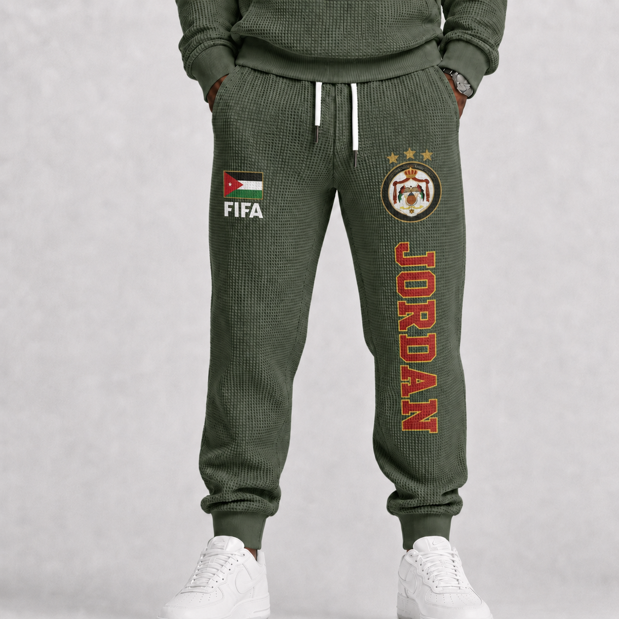 FIFA 2026 Jordan Printed Waffle Football Fan Pants