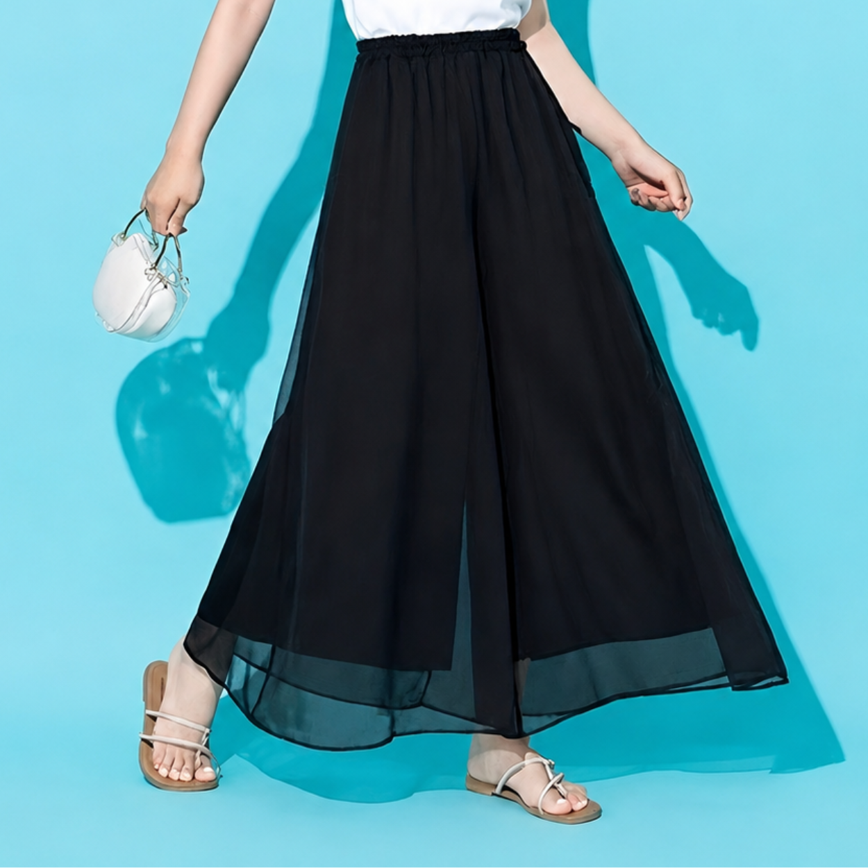 Casual Chiffon Summer Pants For Women