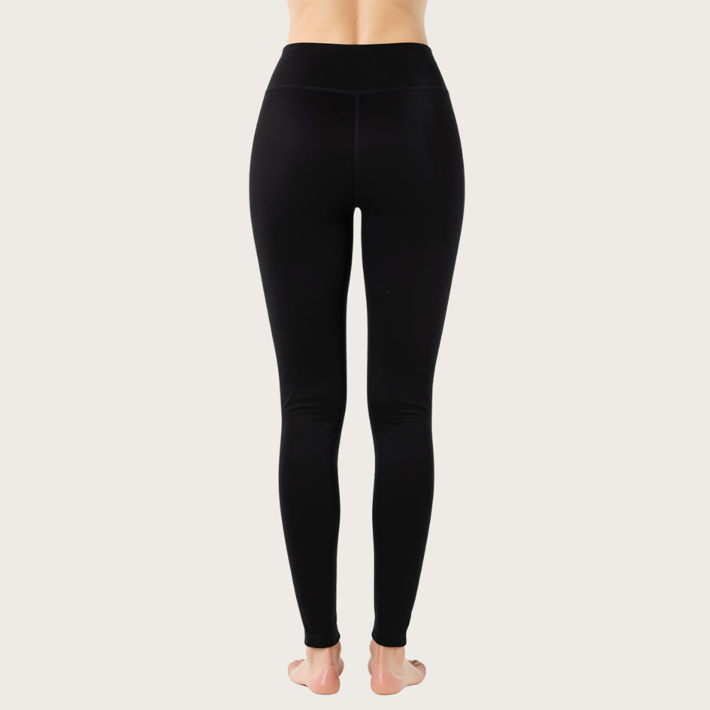 Women Soft Base Wool Layer Thermal Leggings Pants For Hiking And Skiing