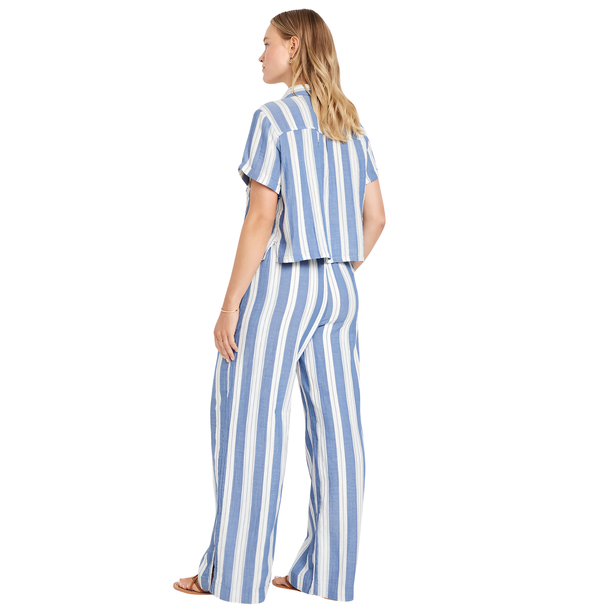 High Rise Crinkle Gauze Super Wide Pants-My Comfy Pant