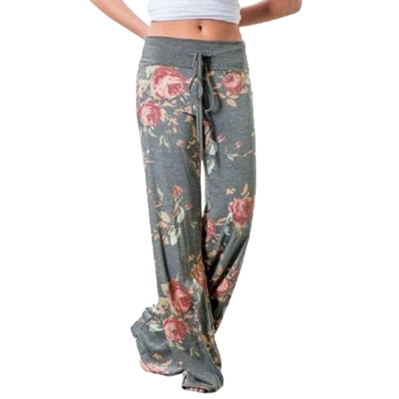 Women's Loose-Fit Floral Pants-My Comfy Pant