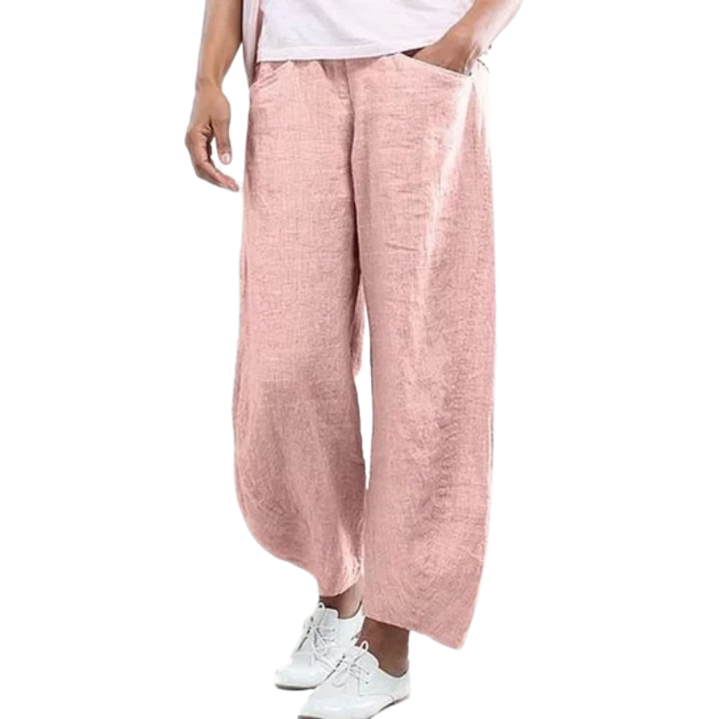 Casual Wide Leg Cotton Pants-My Comfy Pant