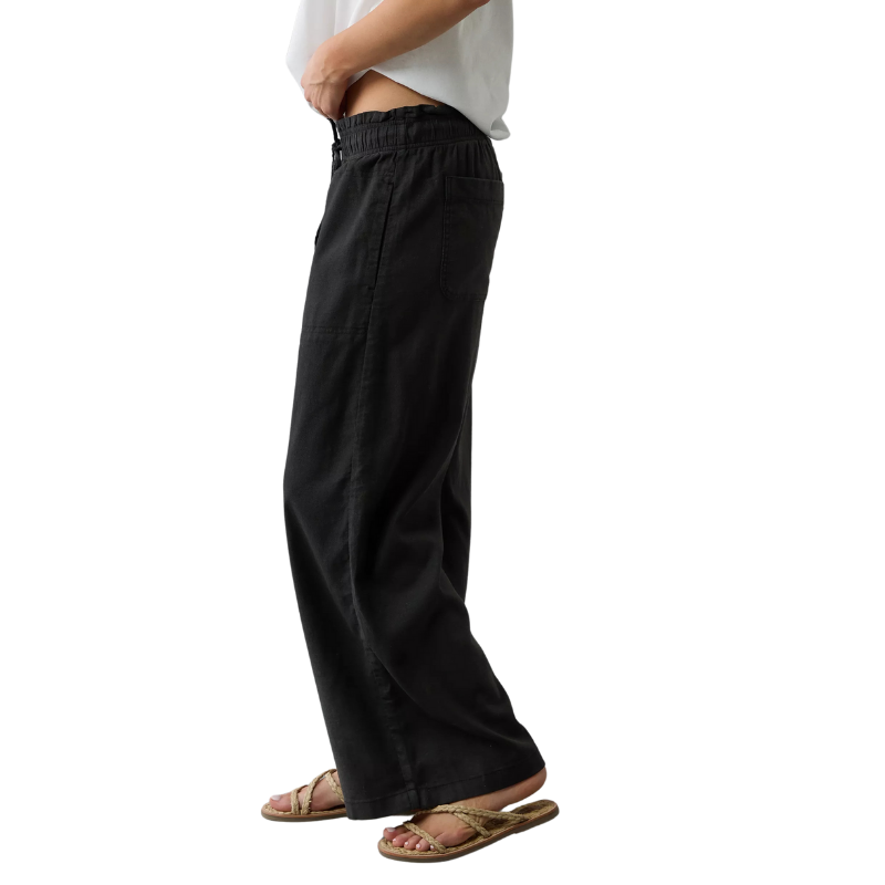 Dreamy Drape Linen Blend Pull On Pant