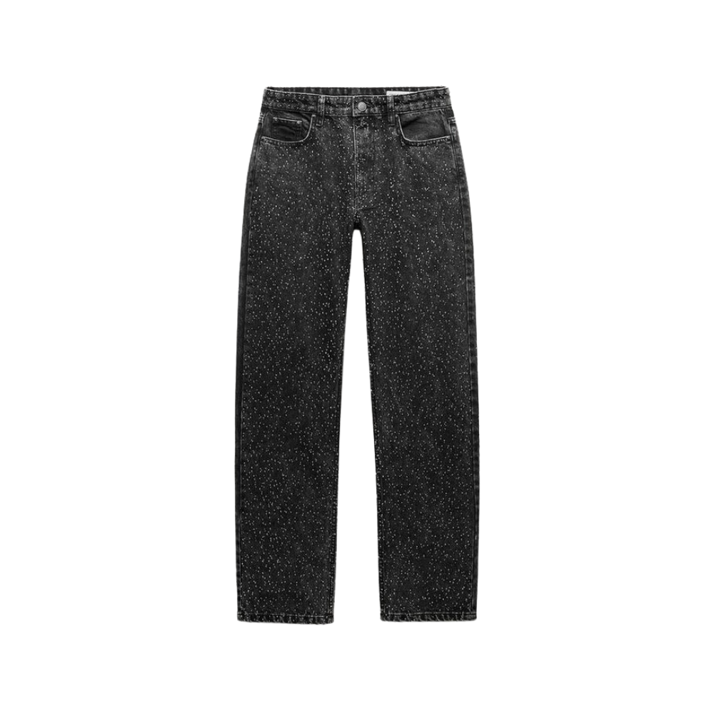 Medium Waist Slim Sparkle Jeans-My Comfy Pant
