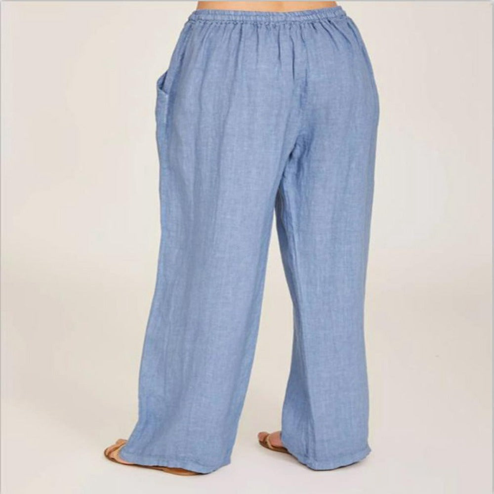 Large Size Loose Cotton And Linen Casual Trousers-My Comfy Pant