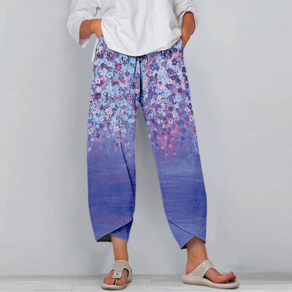 Hipster Small Floral Sportswear Pants-My Comfy PantHipster Small Floral Sportswear Pants - Image 5