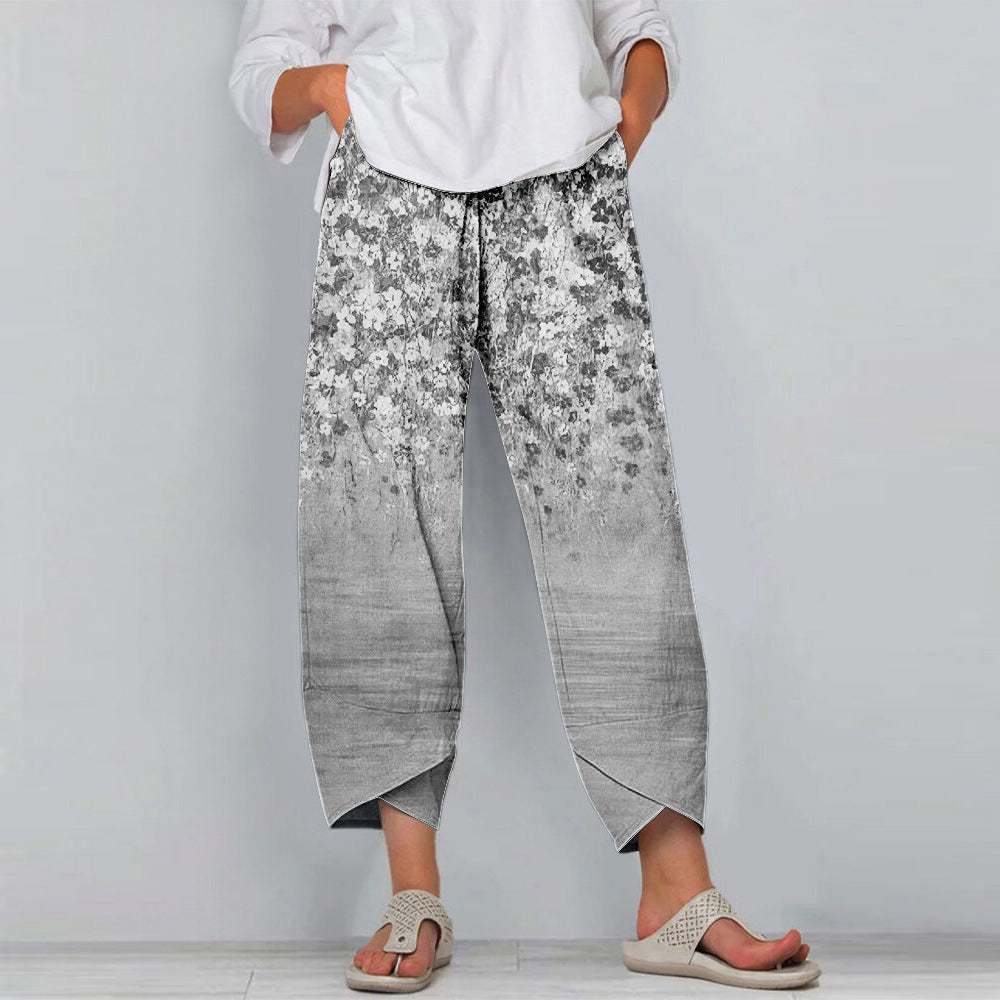 Hipster Small Floral Sportswear Pants-My Comfy Pant