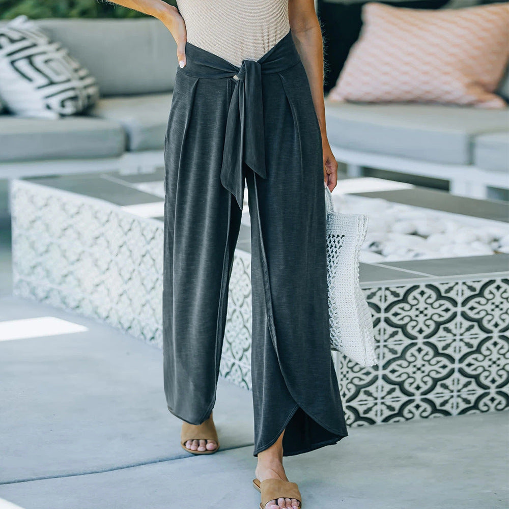 Women's Casual Belted Trousers-My Comfy Pant