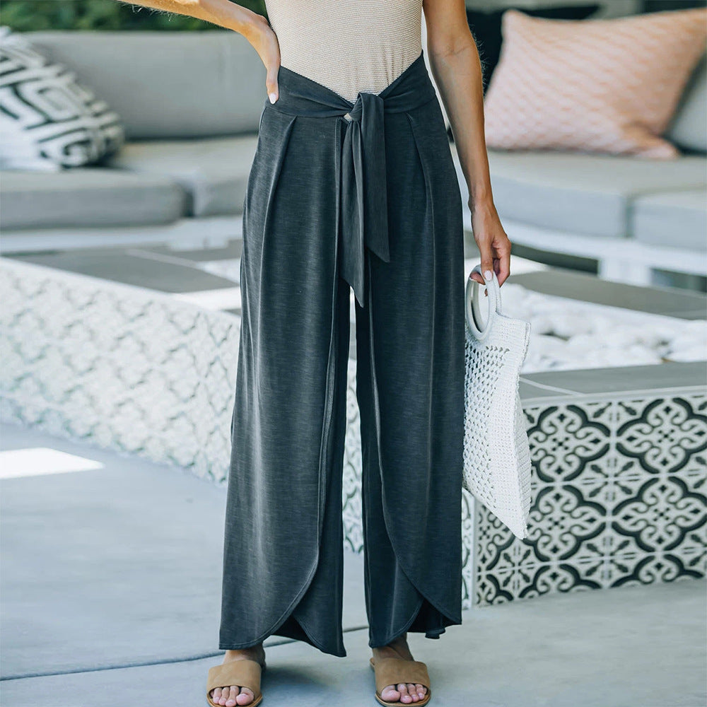 Women's Casual Belted Trousers-My Comfy Pant
