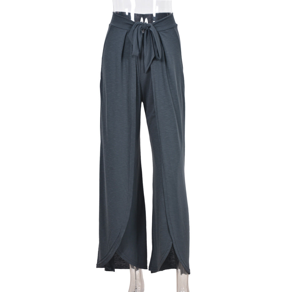Women's Casual Belted Trousers-My Comfy PantWomen's Casual Belted Trousers - Image 11