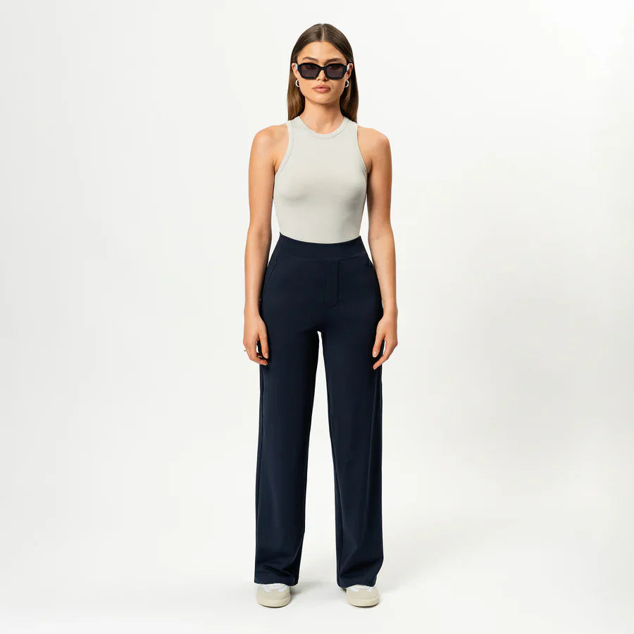 Solid Colored Straight Pants-My Comfy PantSolid Colored Straight Pants - Image 45