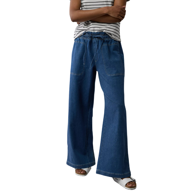 Dreamy Drape Linen Blend Pull On Pant-My Comfy Pant