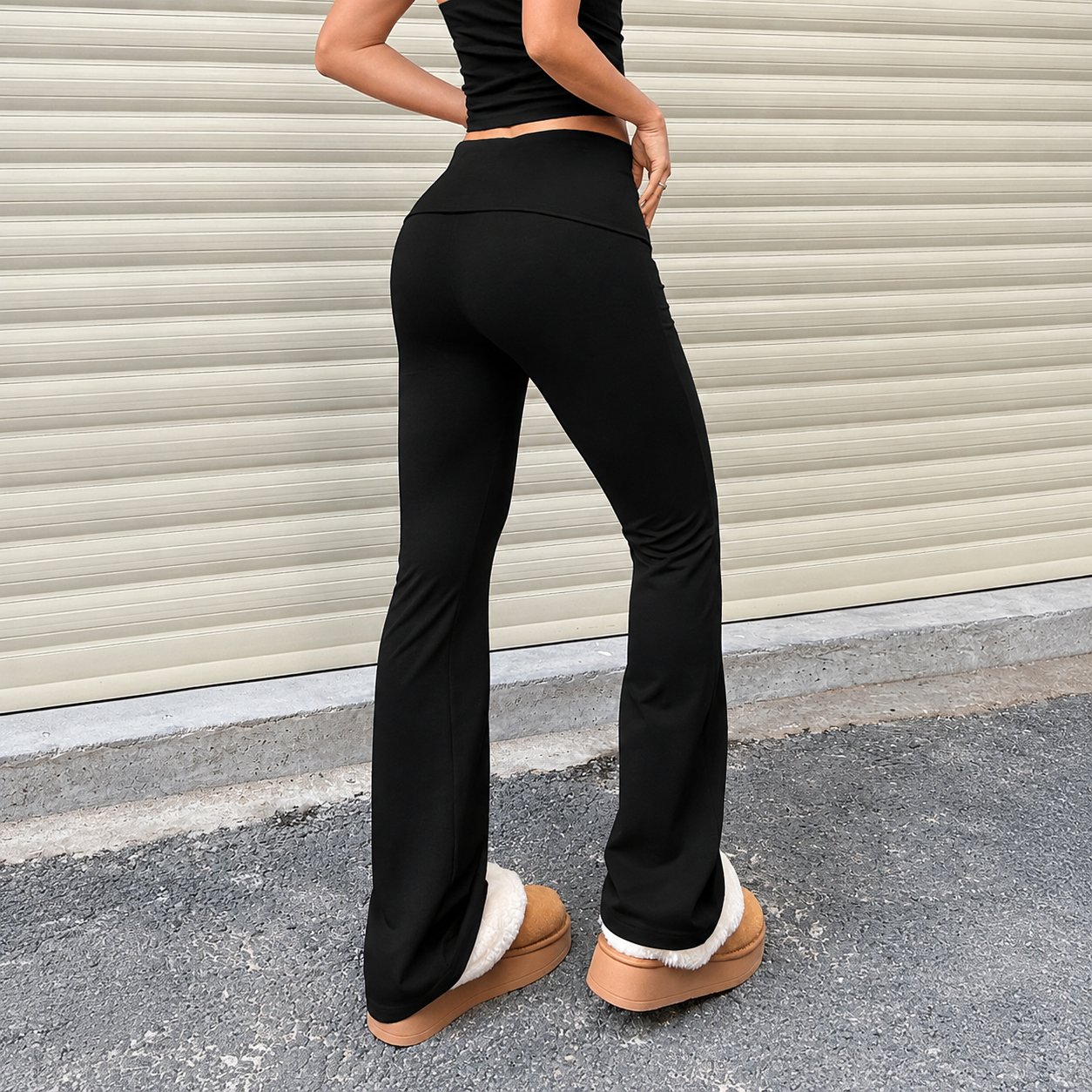 Pack Of 3 Casual Bootcut Pack Leggings Athleisure Pants For Women