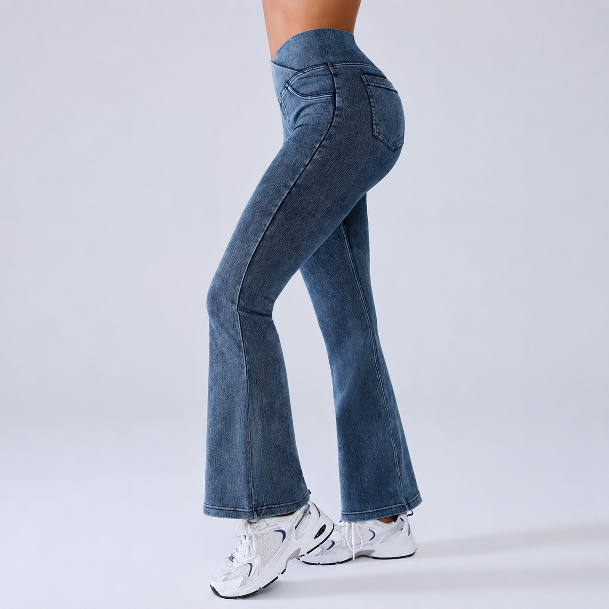 Summer Crossover Stretchy Streetwear Jeans For Women