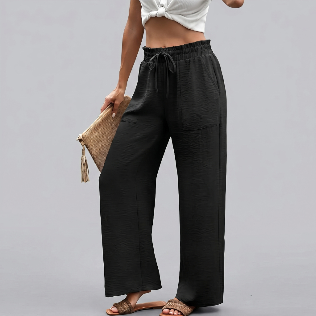 Casual Loose Fit Wide Palazzo Pants For Women