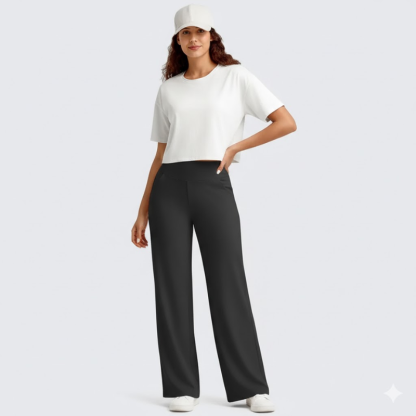 Wide Cut Pants With Functional Pocket For Everyday