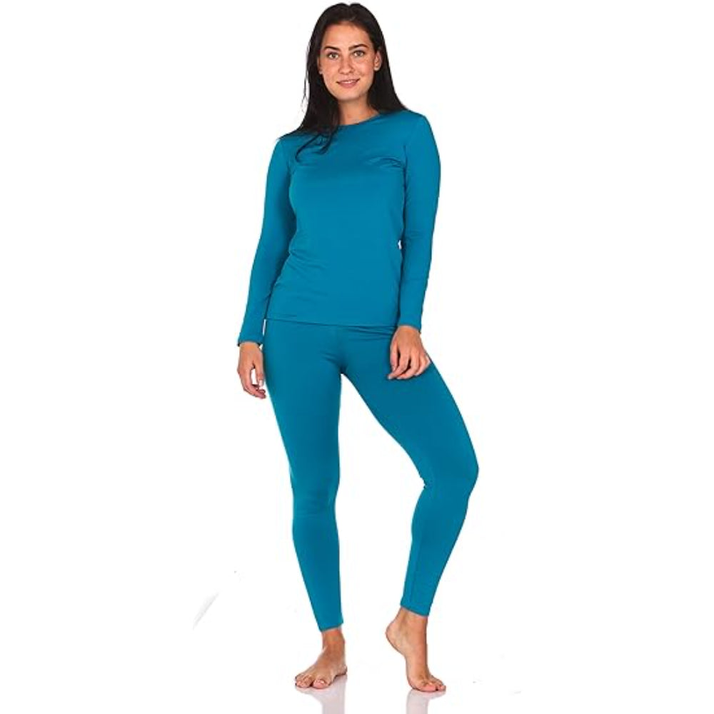 Long Sleeve Base Layer Set With Stretchable Leggings-My Comfy Pant
