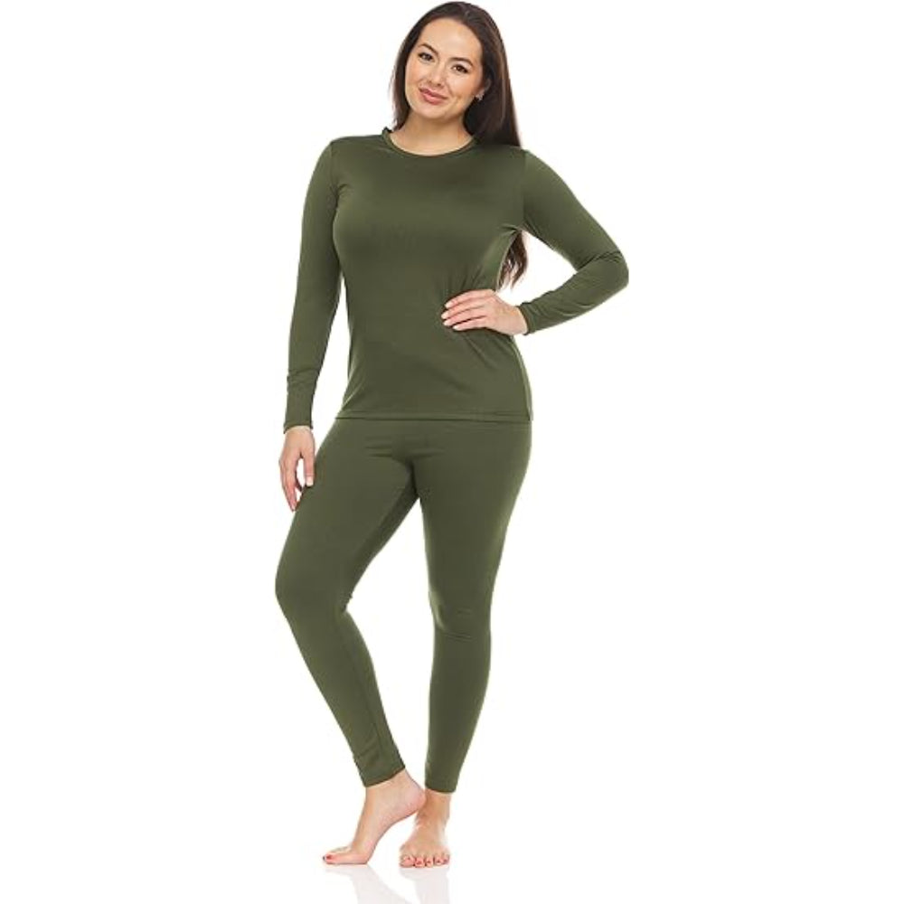 Long Sleeve Base Layer Set With Stretchable Leggings-My Comfy Pant