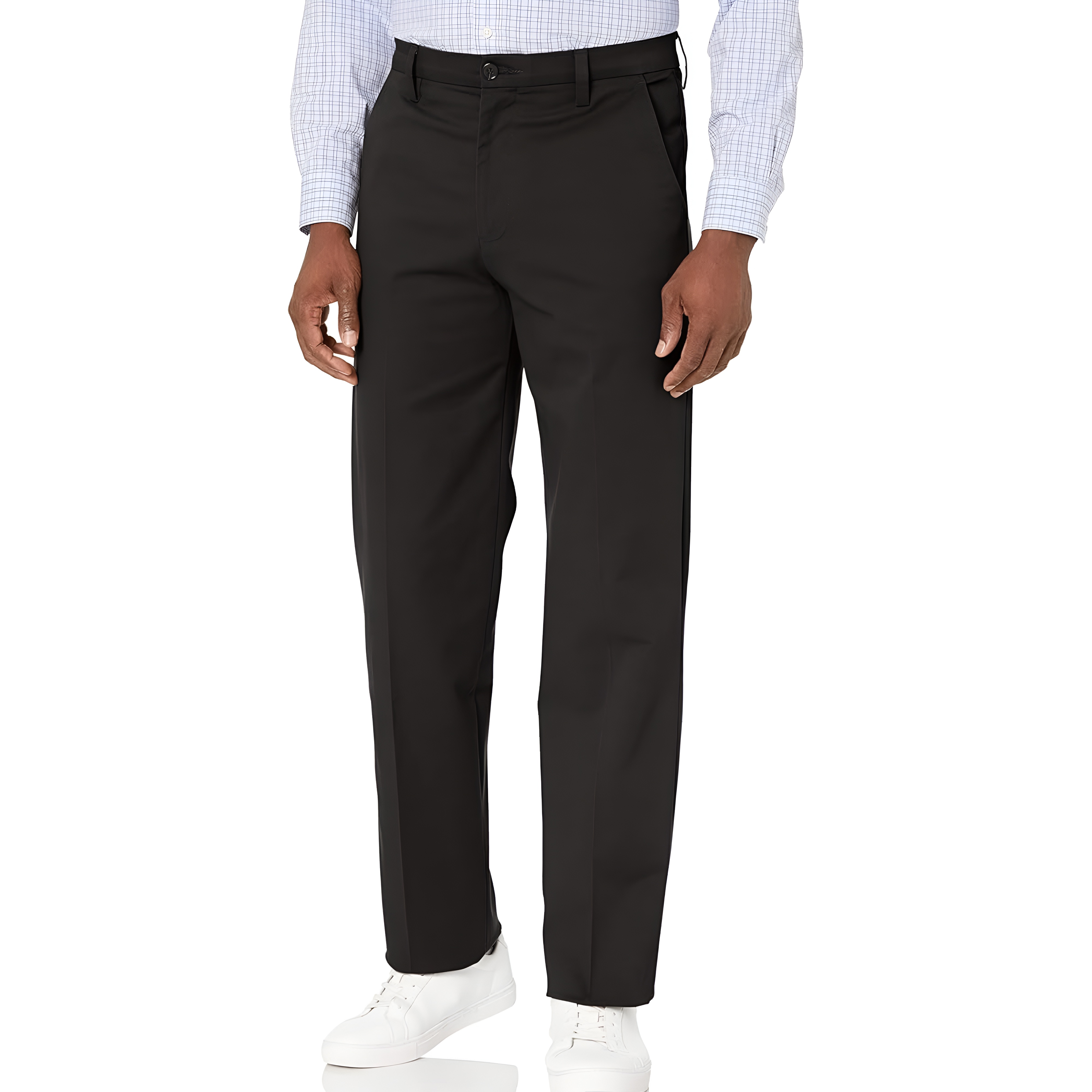 Classic Fit Pants With Flex Technology And Smooth Finish For MenClassic Fit Casual Flex Pants For Men - Image 14