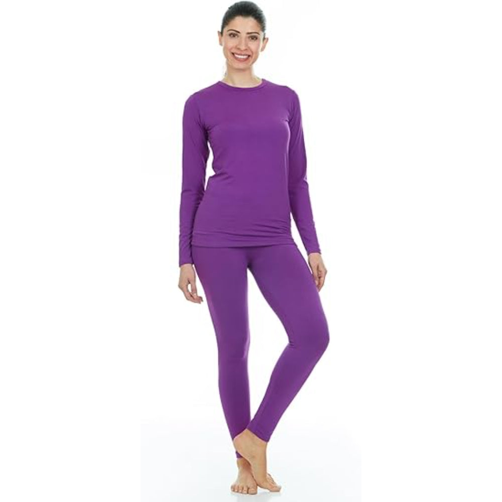 Long Sleeve Base Layer Set With Stretchable Leggings-My Comfy Pant