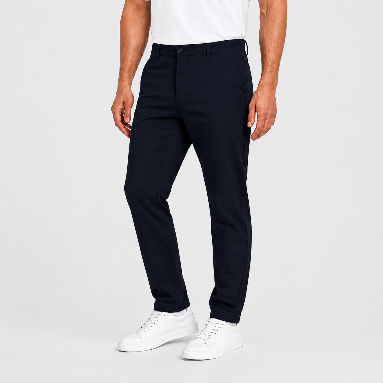 Slim Fit Stretch Everyday Chino Pants For Men