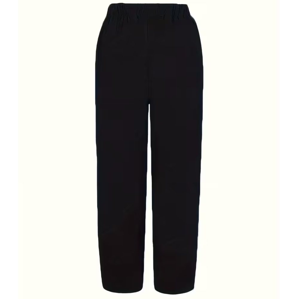 Casual Elastic Waist Slant Pocket Pants For Women