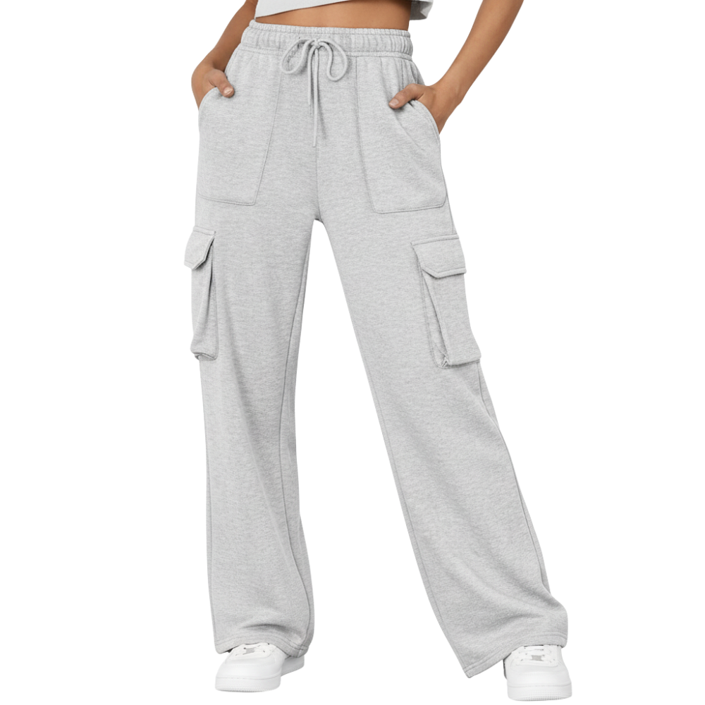 Parachute Style Cargo Jogger Sweatpants