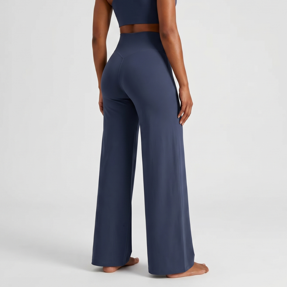 Structured Athletic Wide Sweep Yoga Pants