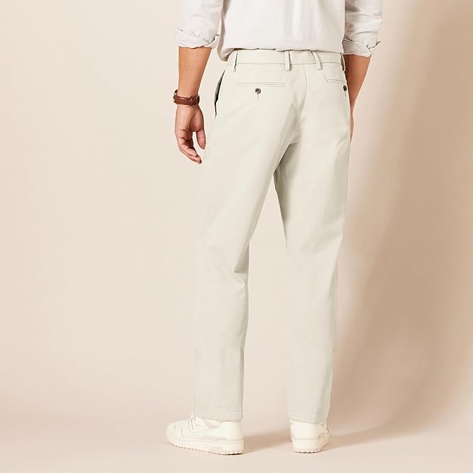 Men's Classic-Fit Wrinkle-Resistant Flat-Front Chino PantClassic Fit Wrinkle Resistant Chino Pants For Men - Image 15