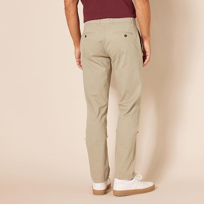 Slim Fit Casual Stretch Chino PantsSlim Fit Casual Stretch Chino Pants - Image 3