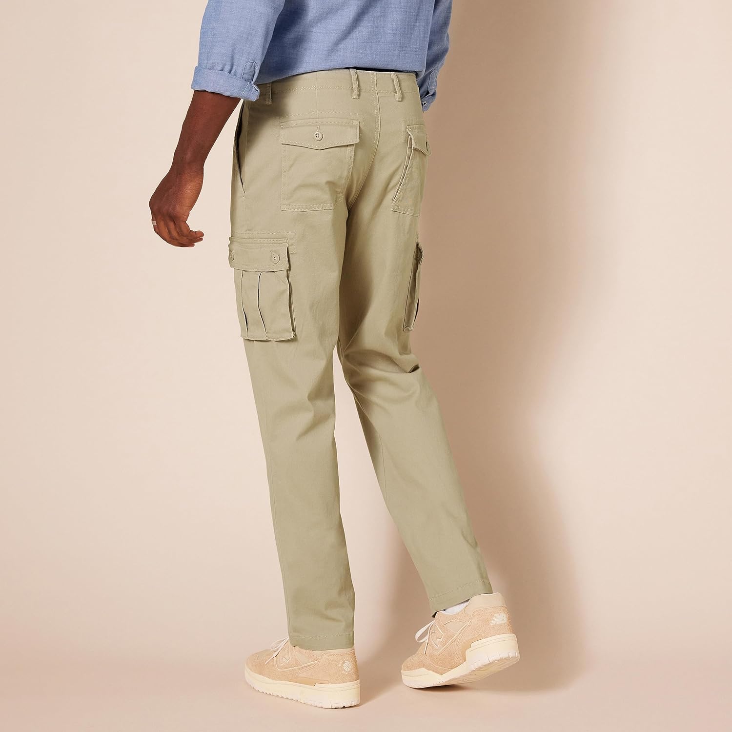 Straight Fit Stretch Cargo Pants for MenStraight Fit Stretch Cargo Pants for Men - Image 18