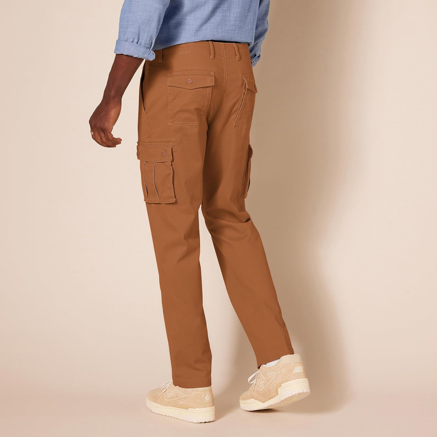 Straight Fit Stretch Cargo Pants for MenStraight Fit Stretch Cargo Pants for Men - Image 33