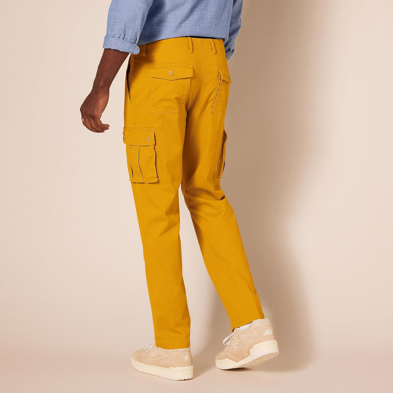 Straight Fit Stretch Cargo Pants for MenStraight Fit Stretch Cargo Pants for Men - Image 38