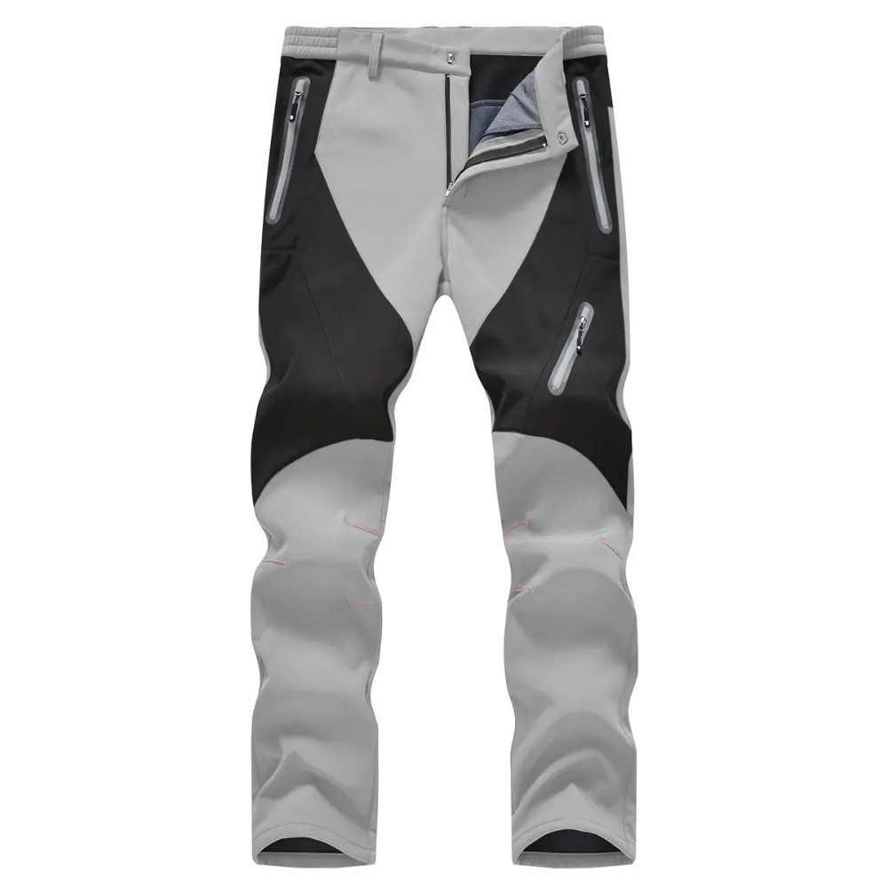 Zipper Pockets Climbing Thermal Jogger Trousers Thermal Lined Jogger pants men