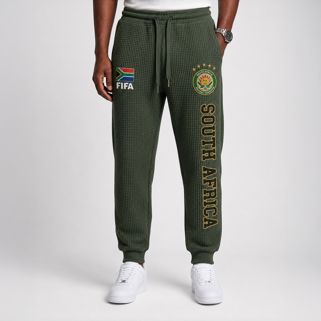 FIFA 2026 South Africa Printed Waffle Football Fan Pants