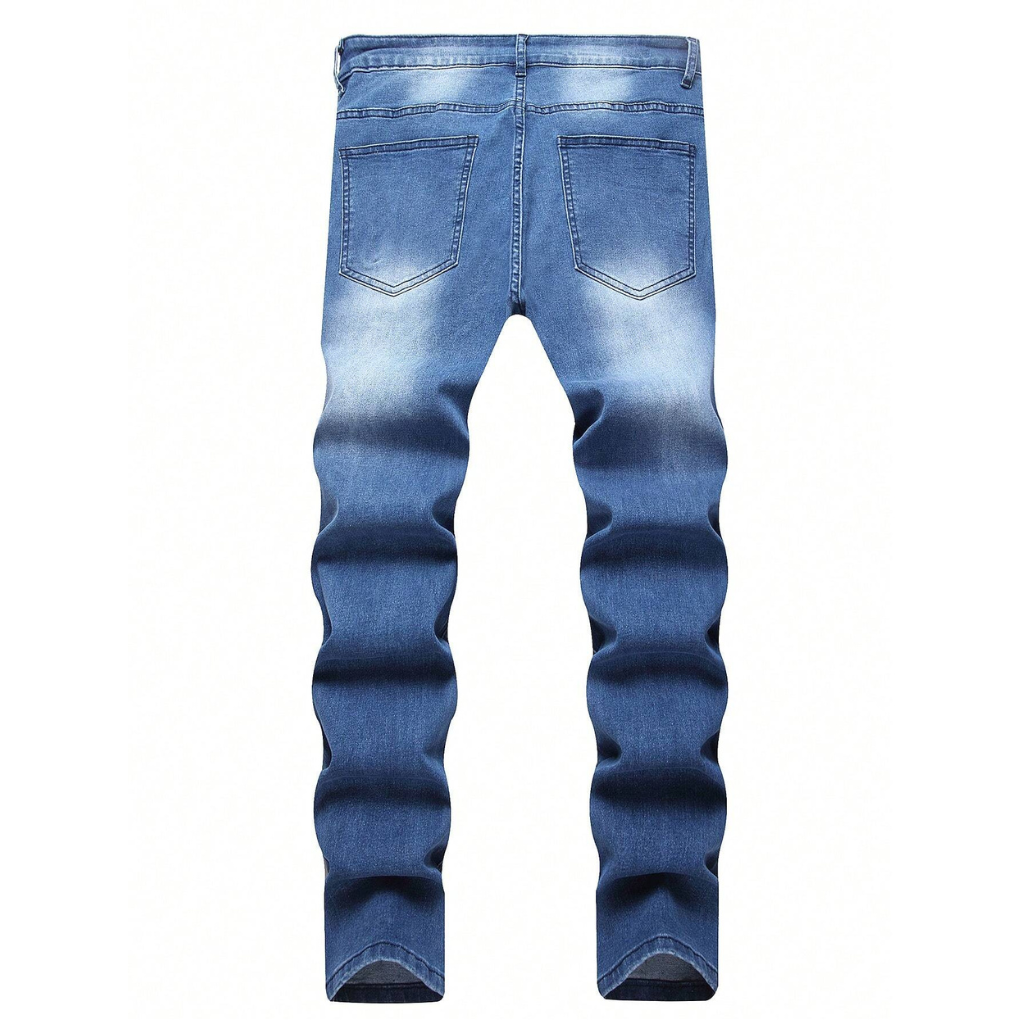 Casual Summer Streetwear Denim Jeans For Men