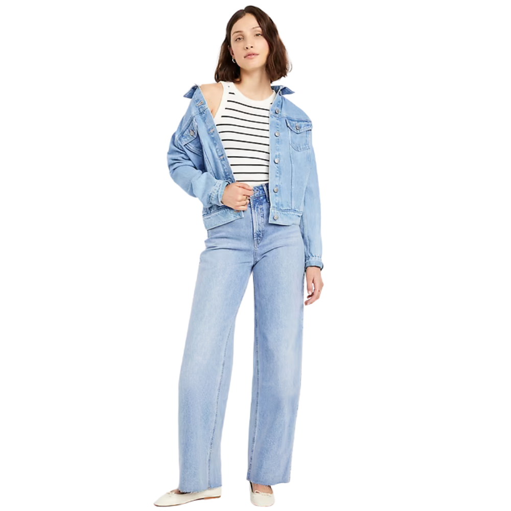 Extra High Waisted Wide Leg Jeans-My Comfy Pant
