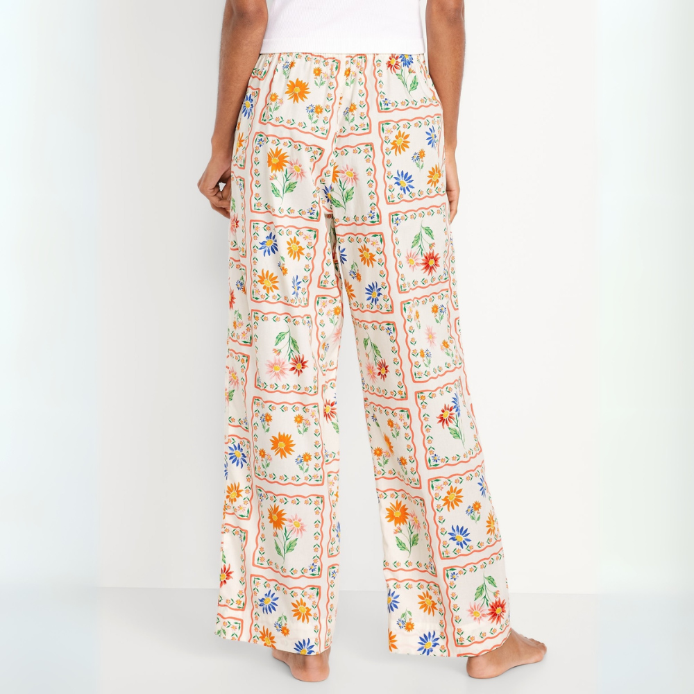 High Waisted Poplin Pajama Pant-My Comfy Pant