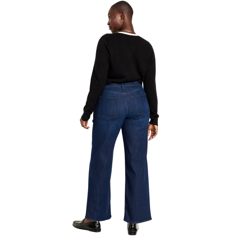 High Waisted Wow Wide Leg Jeans-My Comfy PantHigh Waisted Wow Wide Leg Jeans - Image 3