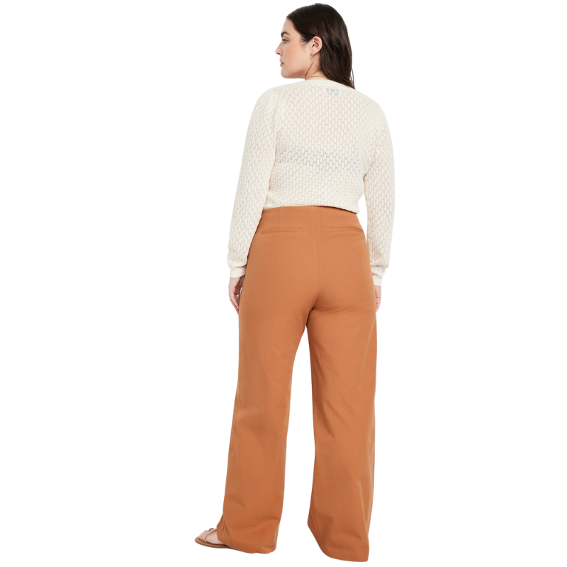 High Waisted Pull On Pixie Super Wide Leg Pants-My Comfy PantHigh Waisted Pull On Pixie Super Wide Leg Pants - Image 2