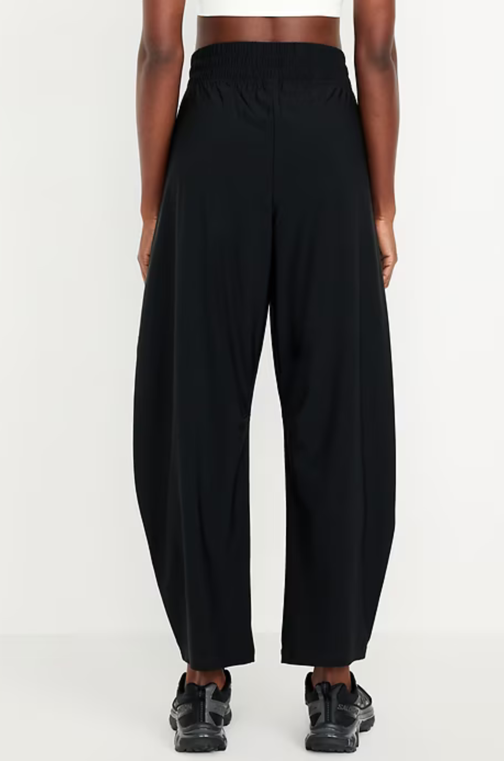 High-Waisted SleekTech Barrel Ankle Pants-My Comfy Pant