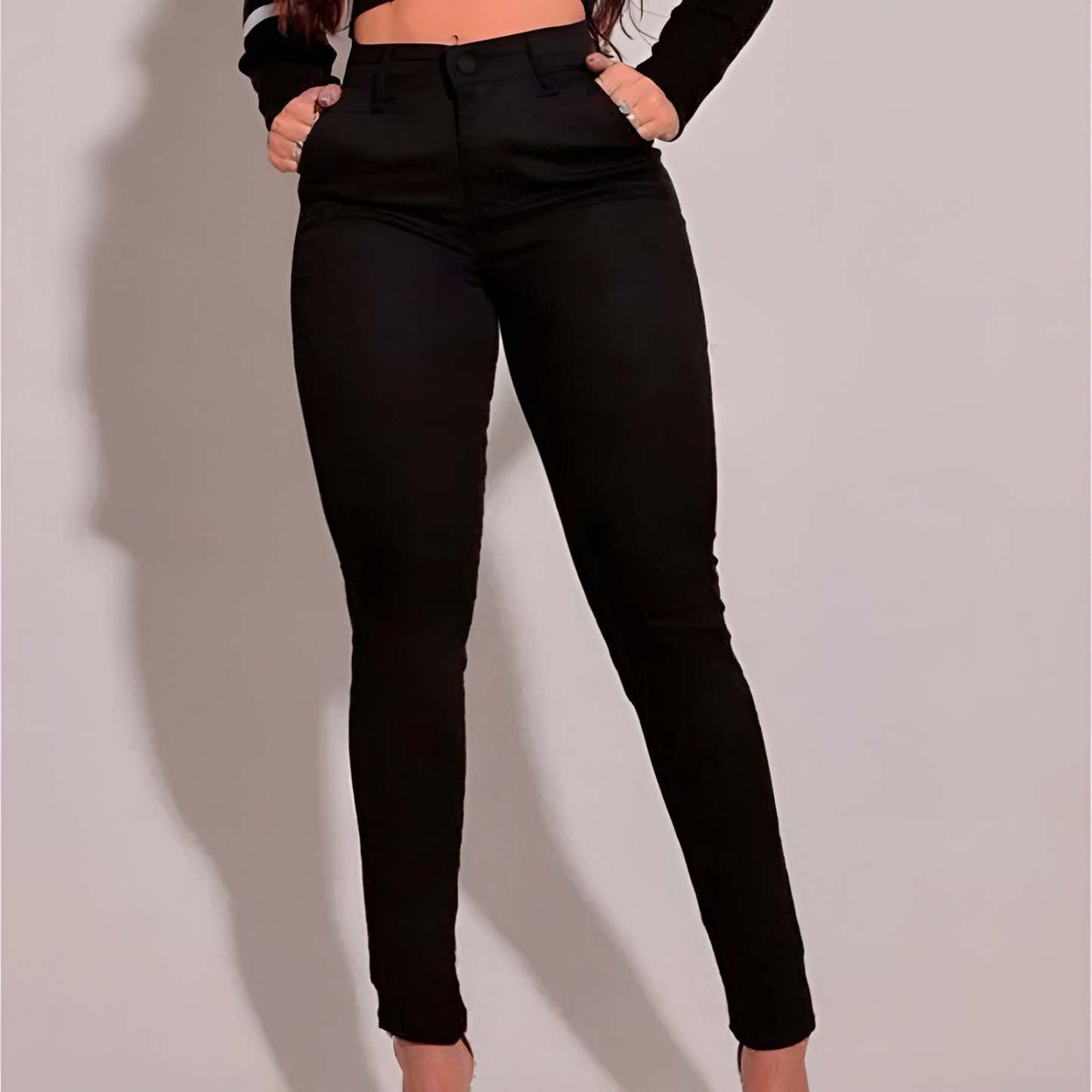 Two Pack High Waist Sculpting Jeans With Curve Enhancing Fit-My Comfy Pant