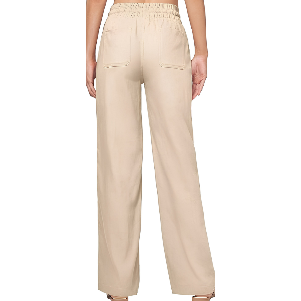 Casual Lounge Fit Palazzo Pants With Pockets For Women