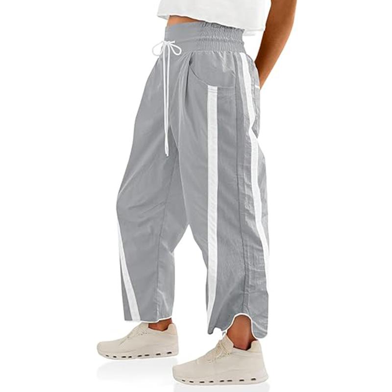 Casual Wide Baggy Pants With Drawstring For Women