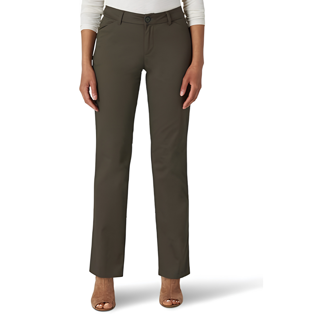 Stretch Twill Chino Fit Pants For Women