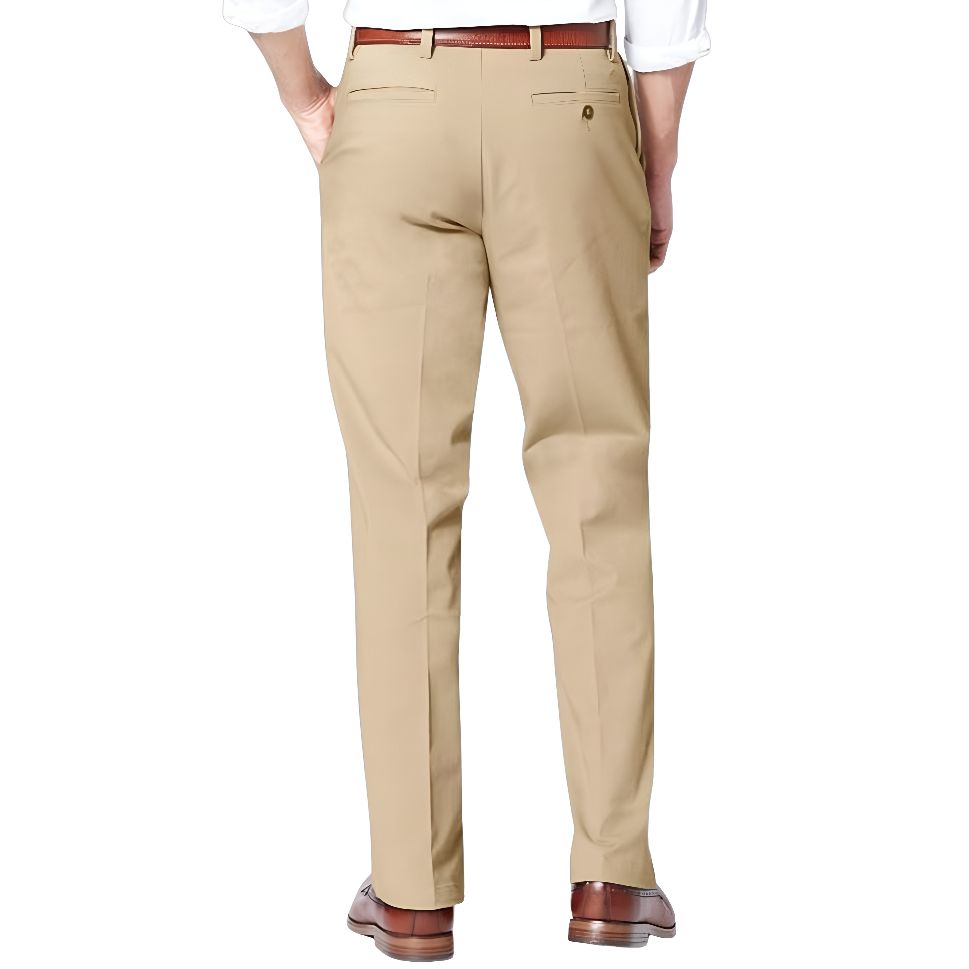 Classic Fit Casual Flex Pants For Men