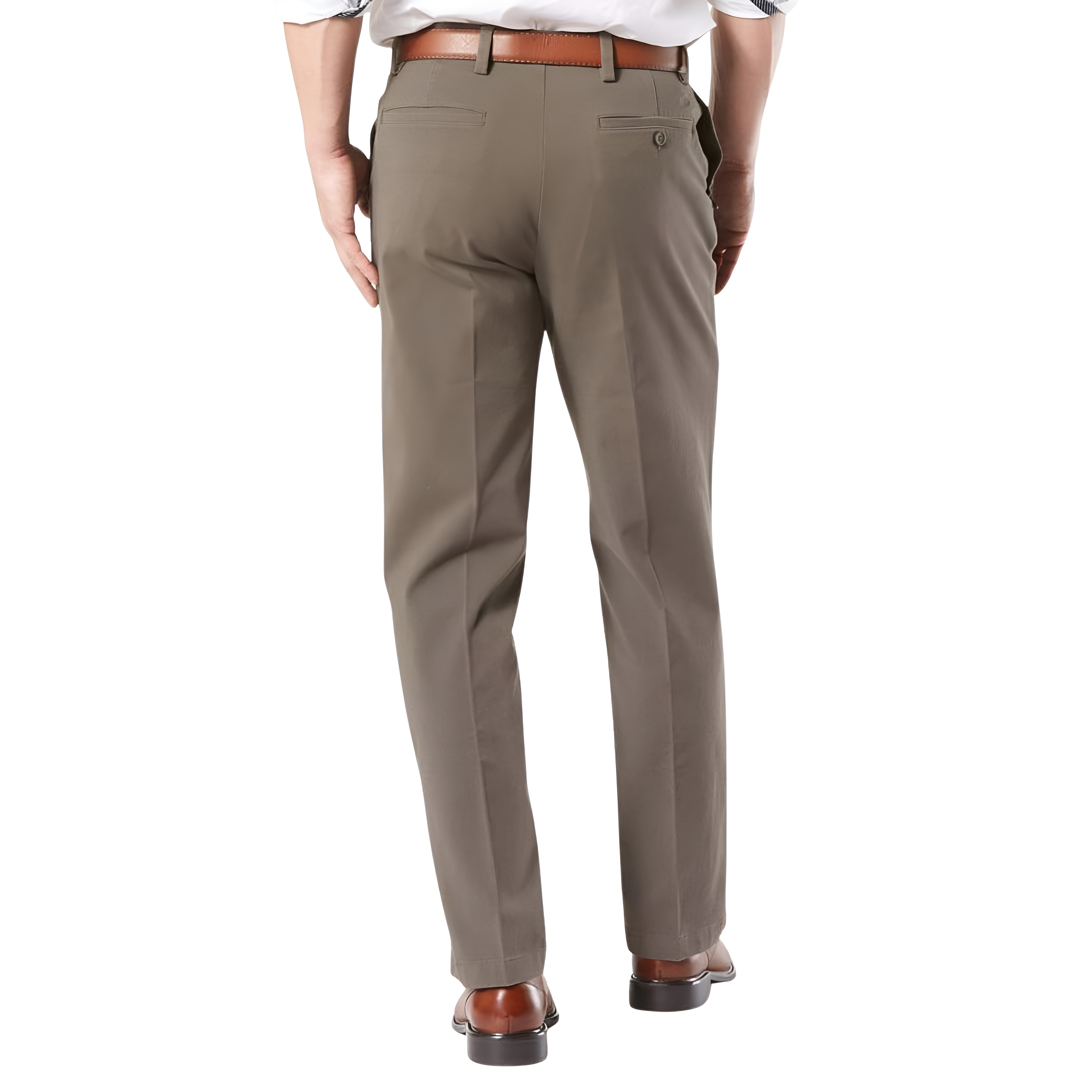 Classic Fit Casual Flex Pants For Men