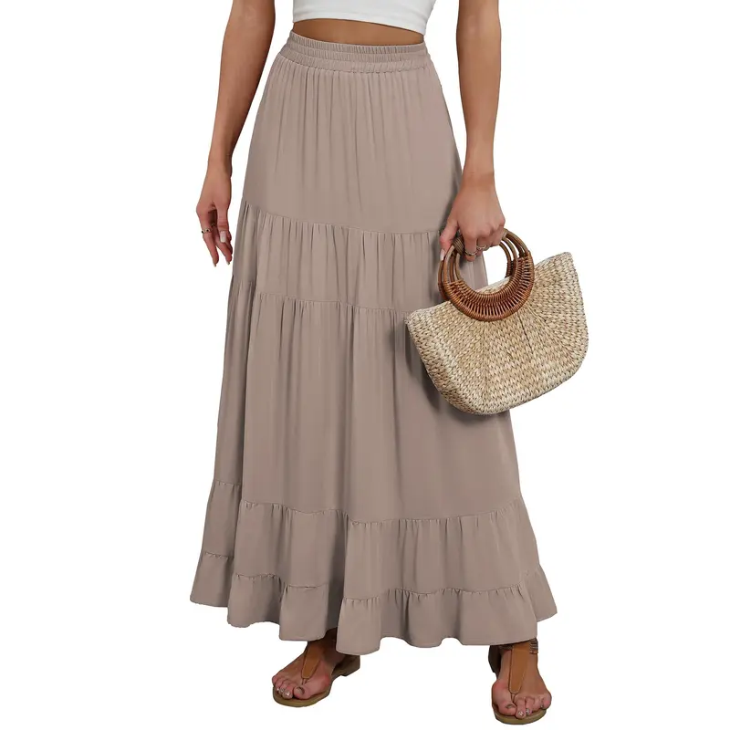 Casual Maxi Skirt For Summer Outfits For Women