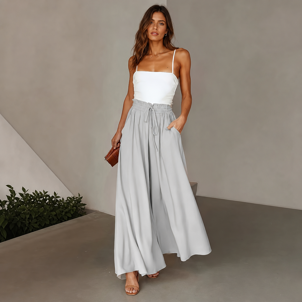 Wide Loose Spring Summer Fashion High Pants For Women